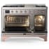 Ilve Majestic III Collection UM48FNR3SSPLP - Majestic III 48 inch Dual Fuel Range