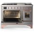 Ilve Majestic III Collection UM48FNR3SSPLP - Majestic III 48 inch Dual Fuel Range