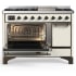 Ilve Majestic III Collection UM48FQNR3AWB - 48 inch Dual Fuel Range