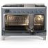 Ilve Majestic III Collection UM48FQNR3BGC - 48 Inch Freestanding Solid Door Dual Fuel Range
