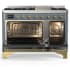 Ilve Majestic III Collection UM48FQNR3BGG - 48 Inch Freestanding Solid Door Dual Fuel Range