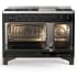 Ilve Majestic III Collection UM48FQNR3BKB - 48 Inch Freestanding Dual Fuel Range