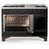 Ilve Majestic III Collection UM48FQNR3BKB - 48 Inch Freestanding Dual Fuel Range