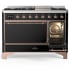 Ilve Majestic III Collection UM48FQNR3BKPLP - 48 inch Dual Fuel Range