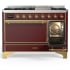Ilve Majestic III Collection UM48FQNR3BUGLP - 48 Inch Freestanding Solid Door Dual Fuel Range