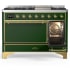 Ilve Majestic III Collection UM48FQNR3EGG - 48 Inch Freestanding Solid Door Dual Fuel Range