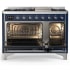 Ilve Majestic III Collection UM48FQNR3MBC - 48 Inch Freestanding Solid Door Dual Fuel Range