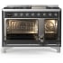 Ilve Majestic III Collection UM48FQNR3MGC - 48 Inch Freestanding Dual Fuel Range