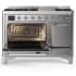 Ilve Majestic III Collection UM48FQNR3SSC - 48 Inch Freestanding Dual Fuel Range