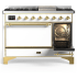 Ilve Majestic III Collection UM48FQNR3WHGLP - 48 Inch Freestanding Dual Fuel Range