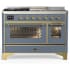 Ilve Majestic III Collection UM48FSNR3BGGLP - Majestic III 48 inch Dual Fuel Range