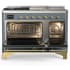 Ilve Majestic III Collection UM48FSNR3BGGLP - Majestic III 48 inch Dual Fuel Range