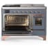 Ilve Majestic III Collection UM48FSNR3BGPLP - Majestic III 48 inch Dual Fuel Range