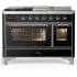 Ilve Majestic III Collection UM48FSNR3BKCLP - Majestic III 48 inch Dual Fuel Range