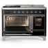 Ilve Majestic III Collection UM48FSNR3BKC - Majestic III 48 inch Dual Fuel Range