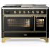 Ilve Majestic III Collection UM48FSNR3BKGLP - Majestic III 48 inch Dual Fuel Range