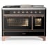 Ilve Majestic III Collection UM48FSNR3BKPLP - Majestic III 48 inch Dual Fuel Range