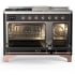 Ilve Majestic III Collection UM48FSNR3BKPLP - Majestic III 48 inch Dual Fuel Range