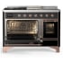 Ilve Majestic III Collection UM48FSNR3BKPLP - Majestic III 48 inch Dual Fuel Range