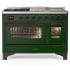 Ilve Majestic III Collection UM48FSNR3EGBLP - Majestic III 48 inch Dual Fuel Range