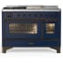 Ilve Majestic III Collection UM48FSNR3MBB - Majestic III 48 inch Dual Fuel Range