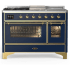 Ilve Majestic III Collection UM48FSNR3MBG - Majestic III 48 inch Dual Fuel Range