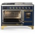 Ilve Majestic III Collection UM48FSNR3MBGLP - Majestic III 48 inch Dual Fuel Range