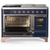 Ilve Majestic III Collection UM48FSNR3MBPLP - Majestic III 48 inch Dual Fuel Range