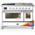 Ilve Majestic III Collection UM48FSNR3RAC - Majestic III 48 inch Dual Fuel Range