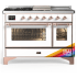 Ilve Majestic III Collection UM48FSNR3RAPLP - Majestic III 48 inch Dual Fuel Range