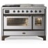 Ilve Majestic III Collection UM48FSNR3SSB - Majestic III 48 inch Dual Fuel Range