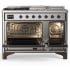 Ilve Majestic III Collection UM48FSNR3SSB - Majestic III 48 inch Dual Fuel Range