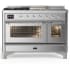 Ilve Majestic III Collection UM48FSNR3SSCLP - Majestic III 48 inch Dual Fuel Range