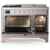 Ilve Majestic III Collection UM48FSNR3SSP - Majestic III 48 inch Dual Fuel Range
