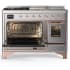 Ilve Majestic III Collection UM48FSNR3SSP - Majestic III 48 inch Dual Fuel Range