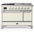 Ilve Majestic III Collection UM48FSQNR3AWCLP - 48 inch Dual Fuel Range