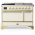 Ilve Majestic III Collection UM48FSQNR3AWGLP - 48 inch Dual Fuel Range