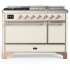 Ilve Majestic III Collection UM48FSQNR3AWPLP - 48 inch Dual Fuel Range