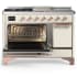Ilve Majestic III Collection UM48FSQNR3AWPLP - 48 inch Dual Fuel Range