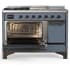 Ilve Majestic III Collection UM48FSQNR3BGBLP - 48 inch Dual Fuel Range