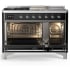 Ilve Majestic III Collection UM48FSQNR3BKCLP - Majestic III 48 inch Dual Fuel Range