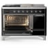 Ilve Majestic III Collection UM48FSQNR3BKCLP - Majestic III 48 inch Dual Fuel Range