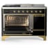Ilve Majestic III Collection UM48FSQNR3BKGLP - Majestic III 48 inch Dual Fuel Range