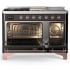 Ilve Majestic III Collection UM48FSQNR3BKPLP - Majestic III 48 inch Dual Fuel Range