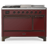 Ilve Majestic III Collection UM48FSQNR3BUBLP - Majestic III 48 inch Dual Fuel Range