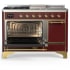 Ilve Majestic III Collection UM48FSQNR3BUGLP - Majestic III 48 inch Dual Fuel Range