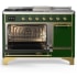 Ilve Majestic III Collection UM48FSQNR3EGGLP - Majestic III 48 inch Dual Fuel Range