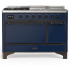Ilve Majestic III Collection UM48FSQNR3MBBLP - Majestic III 48 inch Dual Fuel Range
