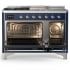 Ilve Majestic III Collection UM48FSQNR3MBC - Majestic III 48 inch Dual Fuel Range