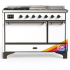 Ilve Majestic III Collection UM48FSQNR3RABLP - Majestic III 48 inch Dual Fuel Range